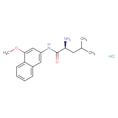 (S)-2-Amino-N-(4-methoxynaphthalen-2-yl)-4-methylpentanamide hydrochloride