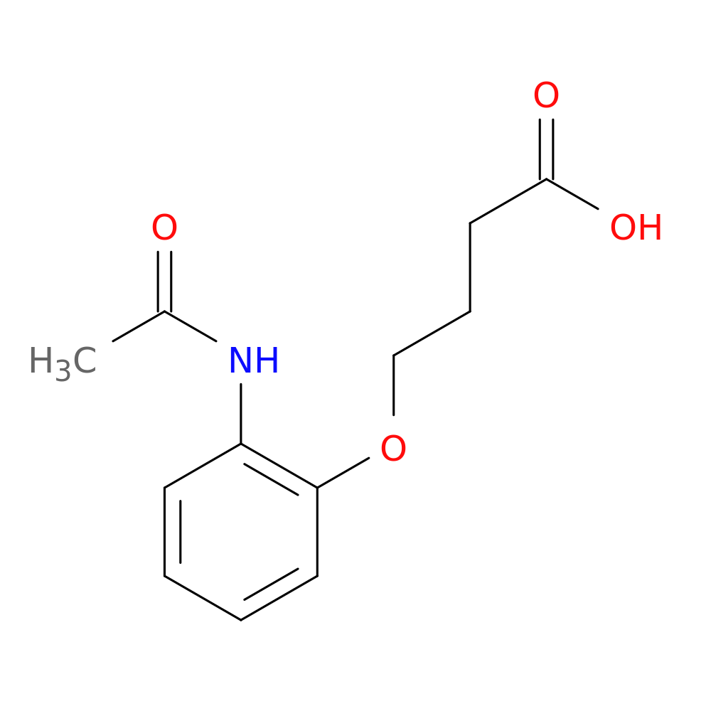 4-(2-Acetamidophenoxy)butanoic acid