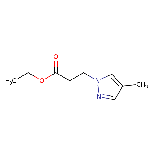 Ethyl 3-(4-methyl-1h-pyrazol-1-yl)propanoate