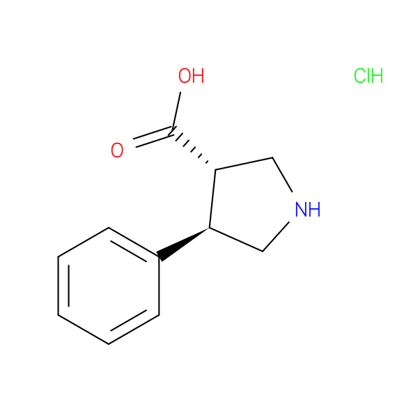 (3S,4R)-4-Phenylpyrrolidine-3-carboxylic acid hydrochloride