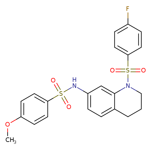 N-[1-(4-fluorobenzenesulfonyl)-1,2,3,4-tetrahydroquinolin-7-yl]-4-methoxybenzene-1-sulfonamide