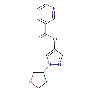 N-[1-(oxolan-3-yl)-1H-pyrazol-4-yl]pyridine-3-carboxamide