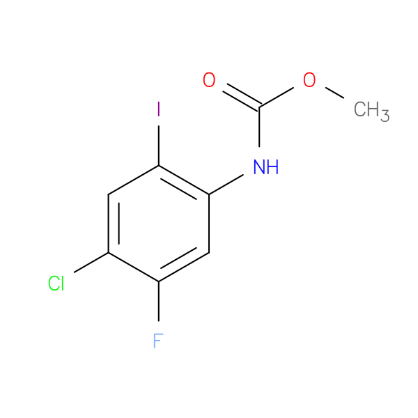 methyl (4-chloro-5-fluoro-2-iodophenyl)carbamate