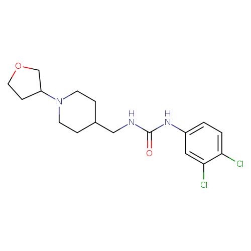 3-(3,4-dichlorophenyl)-1-{[1-(oxolan-3-yl)piperidin-4-yl]methyl}urea