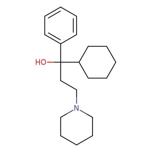 1-Piperidinepropanol, α-cyclohexyl-α-phenyl-