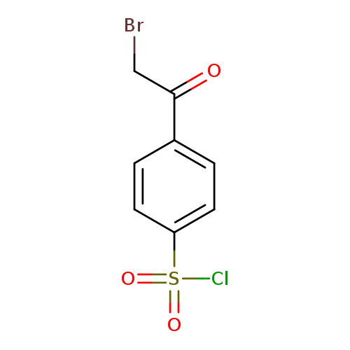 4-(2-Bromoacetyl)benzene-1-sulfonyl chloride