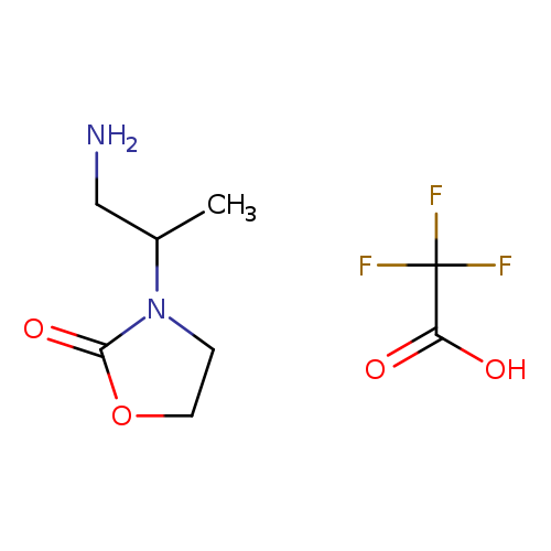 3-(1-aminopropan-2-yl)-1,3-oxazolidin-2-one,trifluoroaceticacid