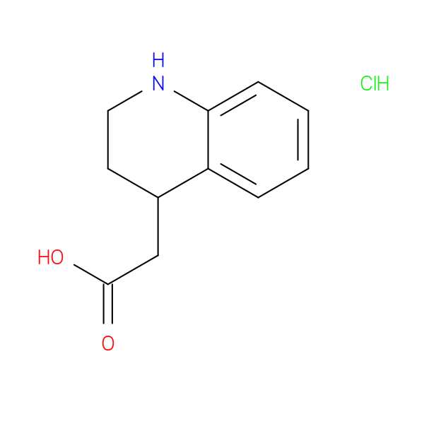 2-(1,2,3,4-tetrahydroquinolin-4-yl)acetic acid hydrochloride
