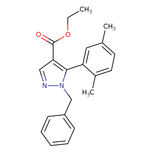 ethyl 1-benzyl-5-(2,5-dimethylphenyl)-1H-pyrazole-4-carboxylate