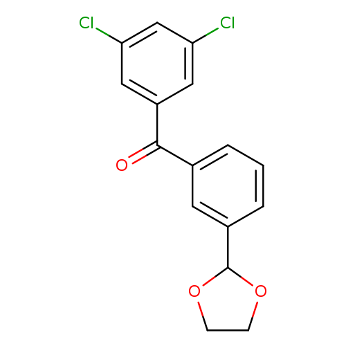 3,5-Dichloro-3'-(1,3-dioxolan-2-yl)benzophenone