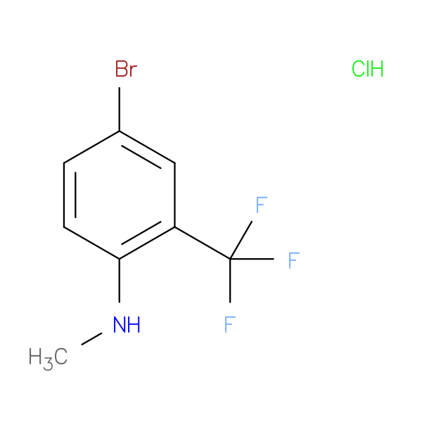 4-Bromo-N-methyl-2-(trifluoromethyl)aniline HCl