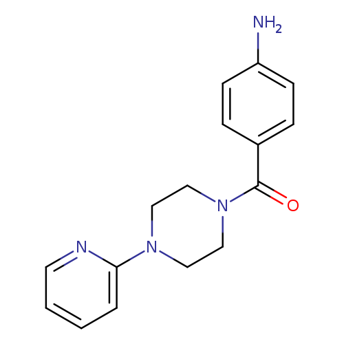 (4-Aminophenyl)[4-(2-pyridinyl)piperazino]methanone