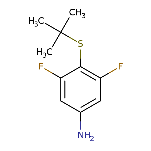 4-(tert-butylsulfanyl)-3,5-difluoroaniline