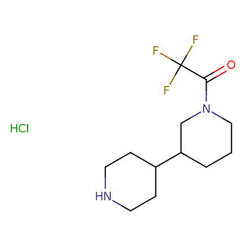 2,2,2-trifluoro-1-[3-(piperidin-4-yl)piperidin-1-yl]ethan-1-one hydrochloride