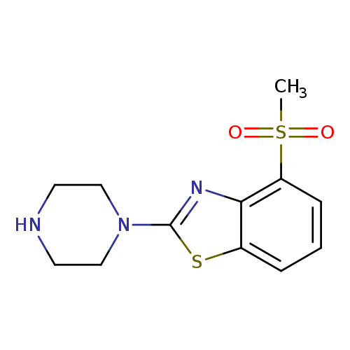 4-(Methylsulfonyl)-2-piperazin-1-yl-1,3-benzothiazole