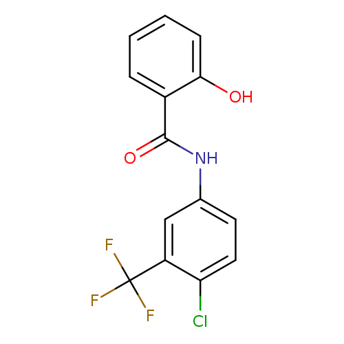 N-[4-chloro-3-(trifluoromethyl)phenyl]-2-hydroxybenzamide