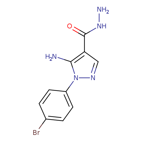 5-Amino-1-(4-bromophenyl)-1H-pyrazole-4-carbohydrazide