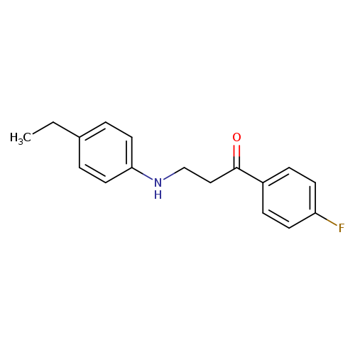 3-[(4-ethylphenyl)amino]-1-(4-fluorophenyl)propan-1-one