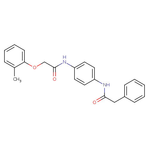 2-(2-methylphenoxy)-N-{4-[(phenylacetyl)amino]phenyl}acetamide