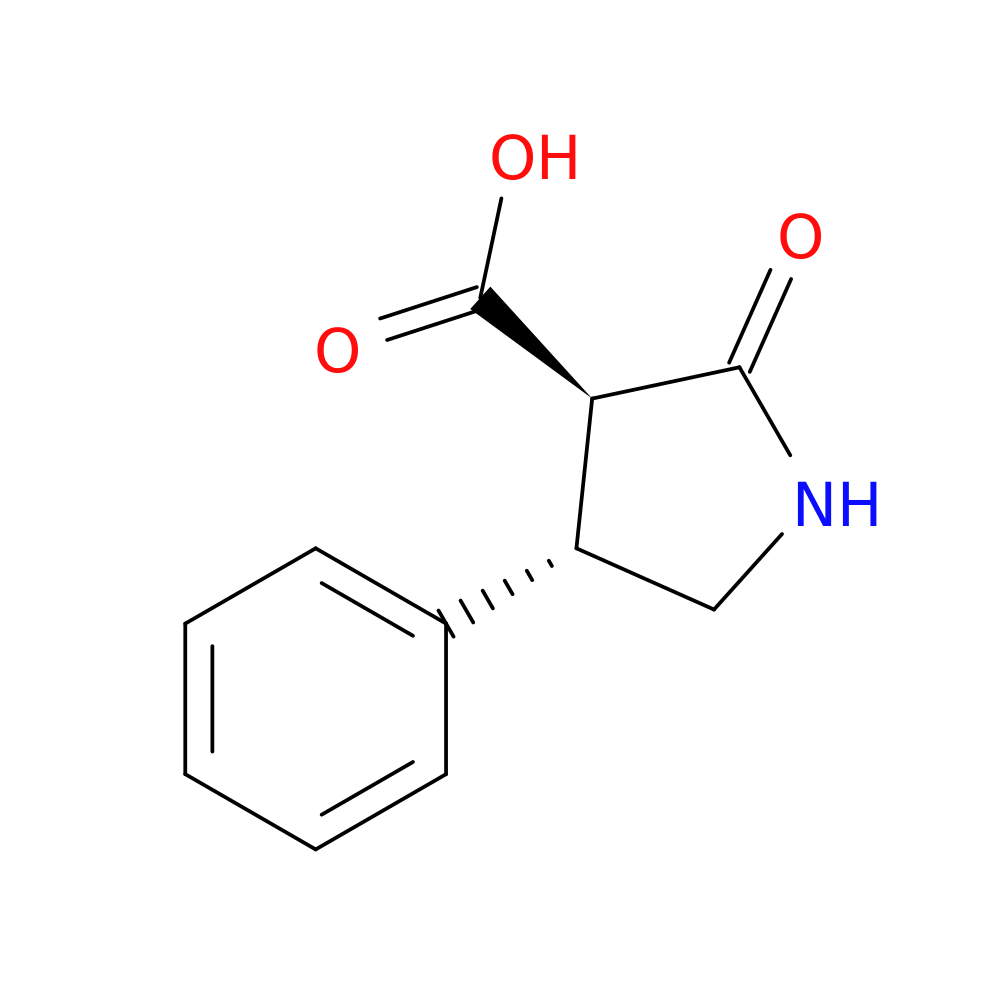 (3R,4S)-2-oxo-4-phenylpyrrolidine-3-carboxylic acid