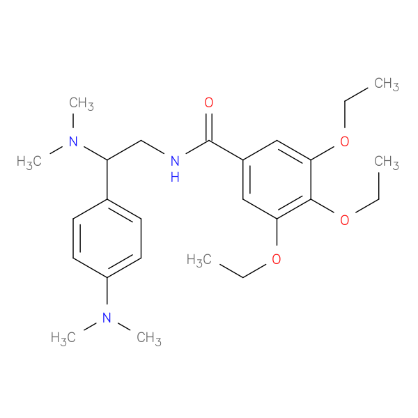 N-[2-(dimethylamino)-2-[4-(dimethylamino)phenyl]ethyl]-3,4,5-triethoxybenzamide