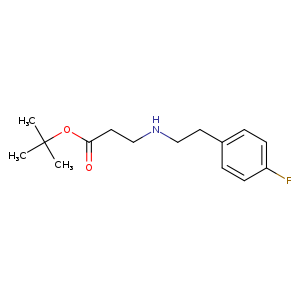 tert-butyl 3-{[2-(4-fluorophenyl)ethyl]amino}propanoate
