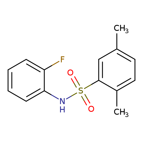 N-(2-Fluoro-phenyl)-2,5-dimethyl-benzenesulfonamide