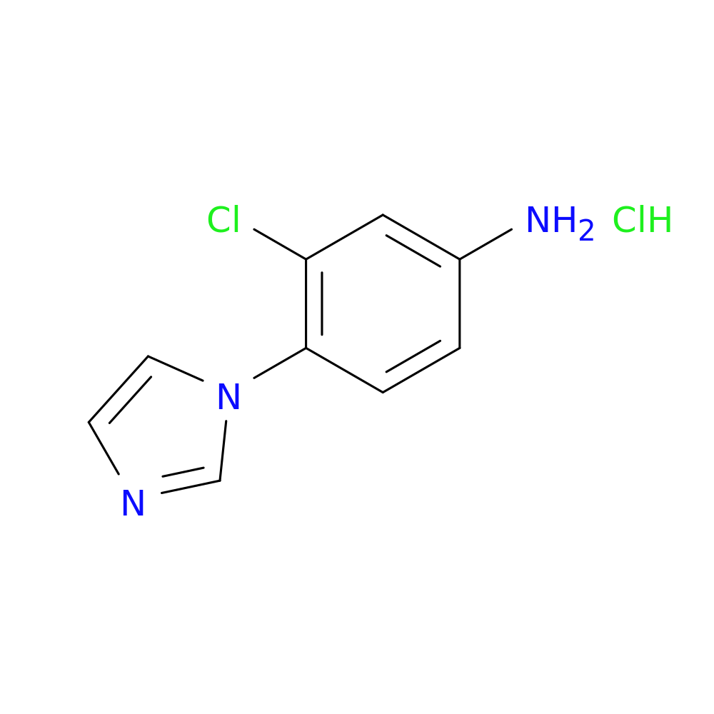 3-chloro-4-(1H-imidazol-1-yl)aniline hydrochloride
