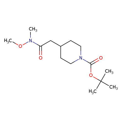 tert-Butyl 4-(2-(methoxy(methyl)amino)-2-oxoethyl)piperidine-1-carboxylate