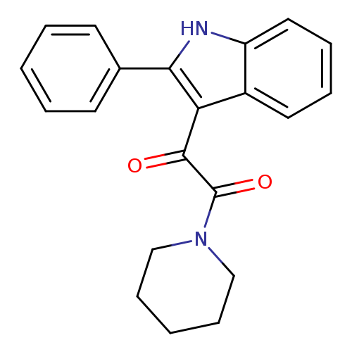 1-(2-phenyl-1H-indol-3-yl)-2-(piperidin-1-yl)ethane-1,2-dione