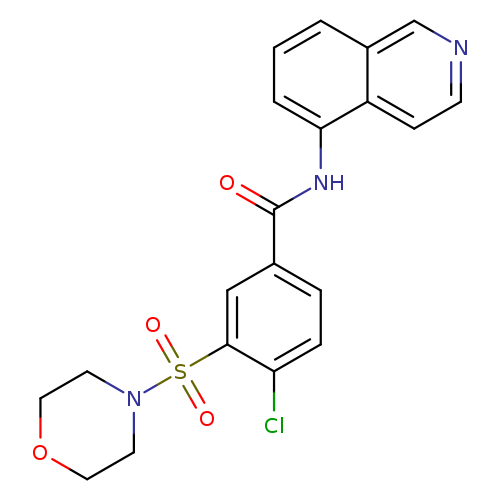 4-chloro-N-(isoquinolin-5-yl)-3-(morpholine-4-sulfonyl)benzamide