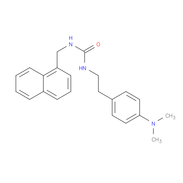 1-{2-[4-(dimethylamino)phenyl]ethyl}-3-[(naphthalen-1-yl)methyl]urea