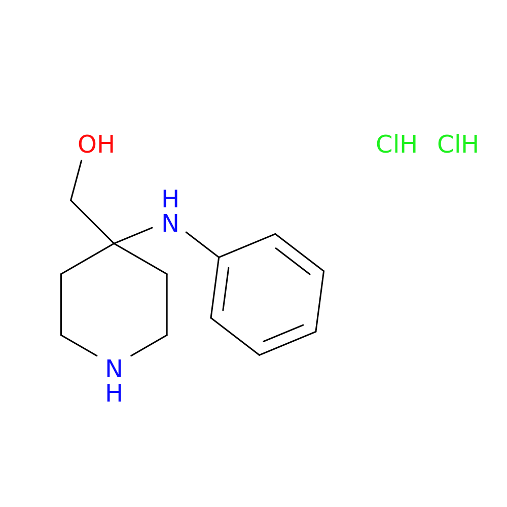 [4-(phenylamino)piperidin-4-yl]methanol dihydrochloride