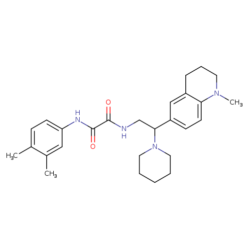 N'-(3,4-dimethylphenyl)-N-[2-(1-methyl-1,2,3,4-tetrahydroquinolin-6-yl)-2-(piperidin-1-yl)ethyl]ethanediamide
