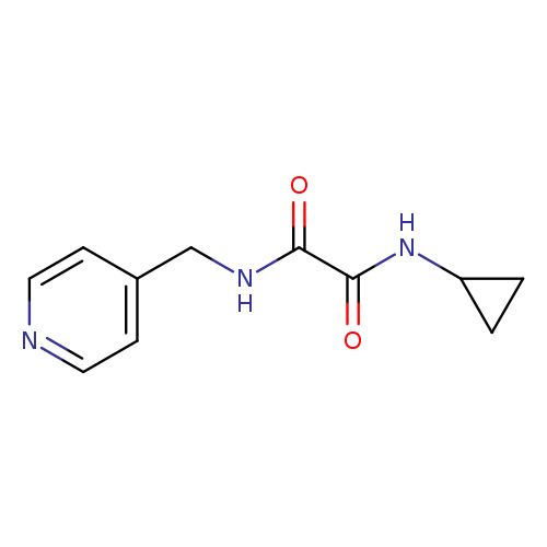 N-cyclopropyl-N'-[(pyridin-4-yl)methyl]ethanediamide
