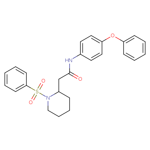 2-[1-(benzenesulfonyl)piperidin-2-yl]-N-(4-phenoxyphenyl)acetamide