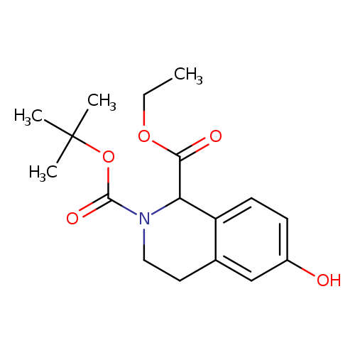 2-tert-Butyl 1-ethyl 6-hydroxy-3,4-dihydroisoquinoline-1,2(1H)-dicarboxylate
