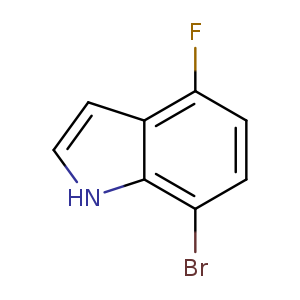 1H-Indole, 7-bromo-4-fluoro-