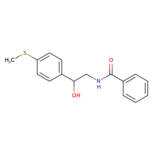 N-{2-hydroxy-2-[4-(methylsulfanyl)phenyl]ethyl}benzamide