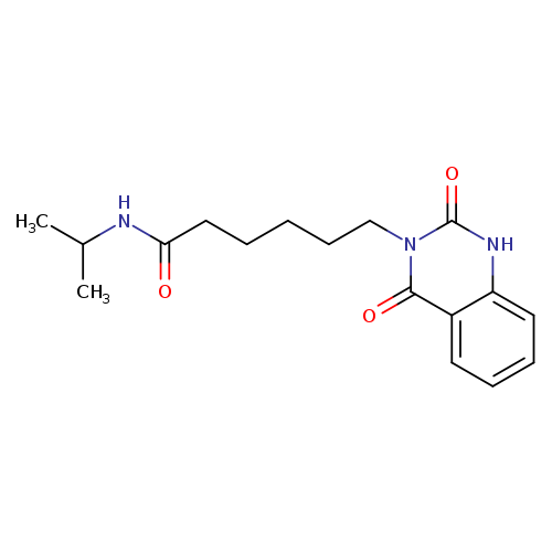 6-(2,4-dioxo-1,2,3,4-tetrahydroquinazolin-3-yl)-N-(propan-2-yl)hexanamide