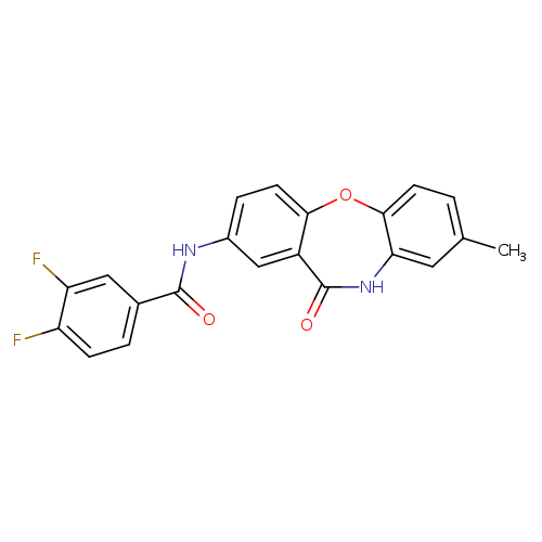 3,4-difluoro-N-{6-methyl-10-oxo-2-oxa-9-azatricyclo[9.4.0.0^{3,8}]pentadeca-1(11),3(8),4,6,12,14-hexaen-13-yl}benzamide