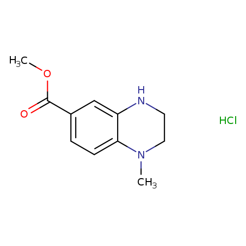 methyl1-methyl-1,2,3,4-tetrahydroquinoxaline-6-carboxylatehydrochloride