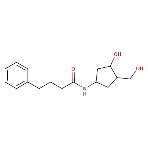 N-[3-hydroxy-4-(hydroxymethyl)cyclopentyl]-4-phenylbutanamide
