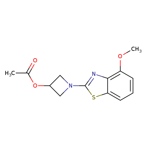 1-(4-methoxy-1,3-benzothiazol-2-yl)azetidin-3-yl acetate