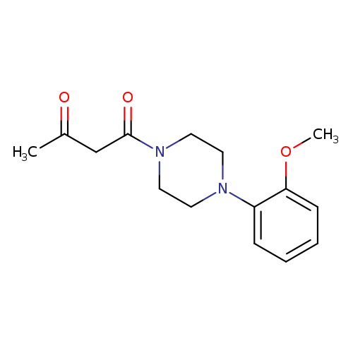 1-[4-(2-methoxyphenyl)piperazin-1-yl]butane-1,3-dione