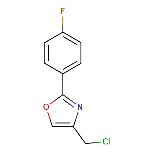 4-(chloromethyl)-2-(4-fluorophenyl)-1,3-oxazole