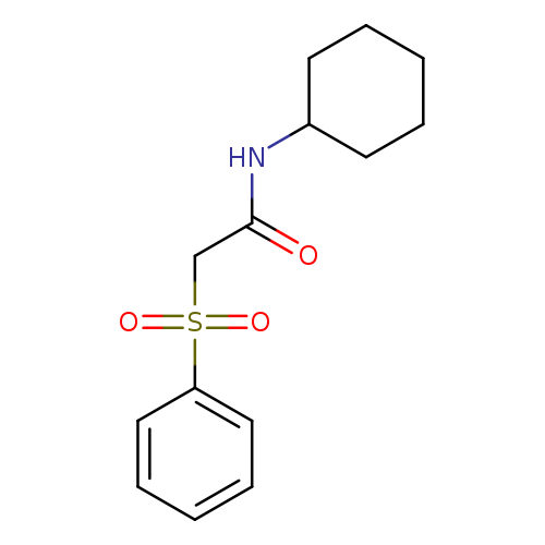 N-cyclohexyl-2-(phenylsulfonyl)acetamide