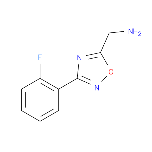 1-[3-(2-fluorophenyl)-1,2,4-oxadiazol-5-yl]methanamine