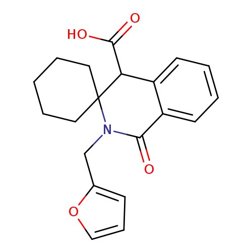2'-(2-Furylmethyl)-1'-oxo-1',4'-dihydro-2'h-spiro[cyclohexane-1,3'-isoquinoline]-4'-carboxylic acid