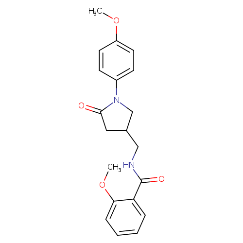 2-methoxy-N-{[1-(4-methoxyphenyl)-5-oxopyrrolidin-3-yl]methyl}benzamide